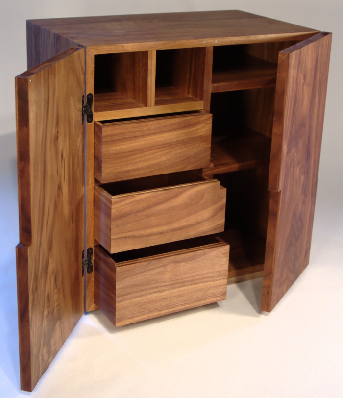 Small cabinet interior view